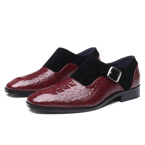 Snake Embossed Dress Shoes